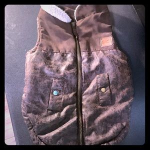 #1237 dog bomber jacket size large